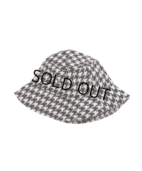 画像4: 千鳥格子柄バケットハット (4)