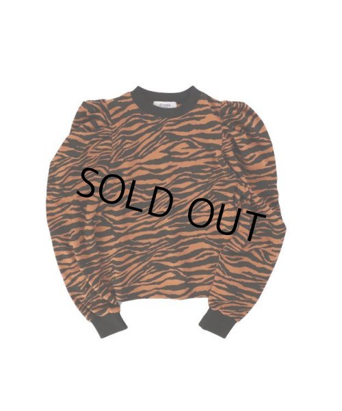 画像8: アニマル柄パフスリーブカットソー (8)