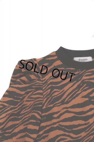 画像9: アニマル柄パフスリーブカットソー (9)