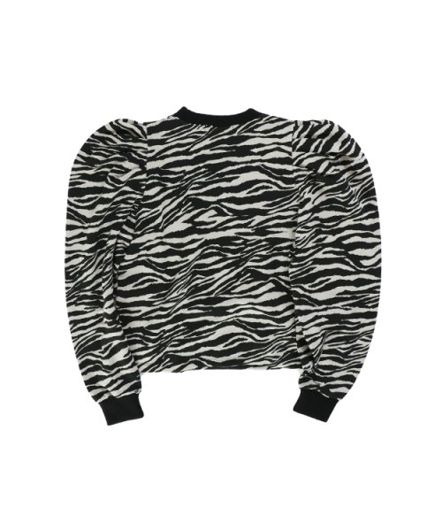 画像9: アニマル柄パフスリーブカットソー (9)