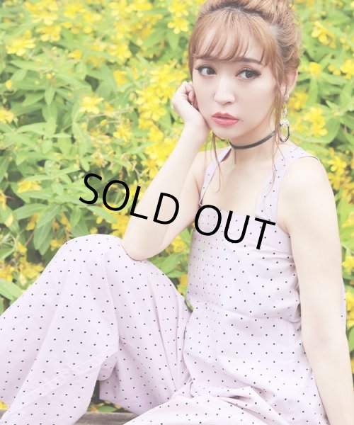 画像2: ドットワイドサロペット (2)