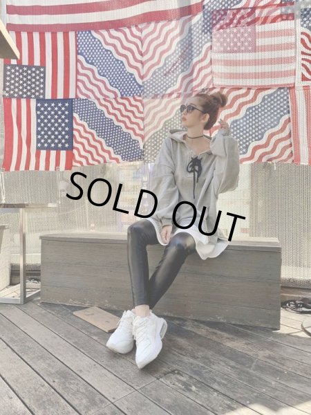 画像3: 編み上げパーカ (3)