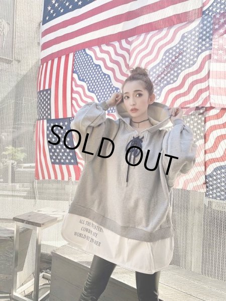 画像5: 編み上げパーカ (5)