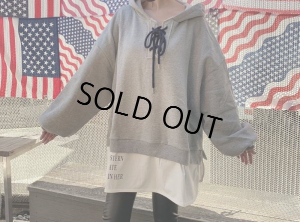 画像6: 編み上げパーカ (6)