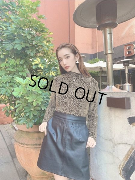 画像3: ダマスク柄カットソー (3)