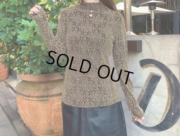 画像4: ダマスク柄カットソー (4)