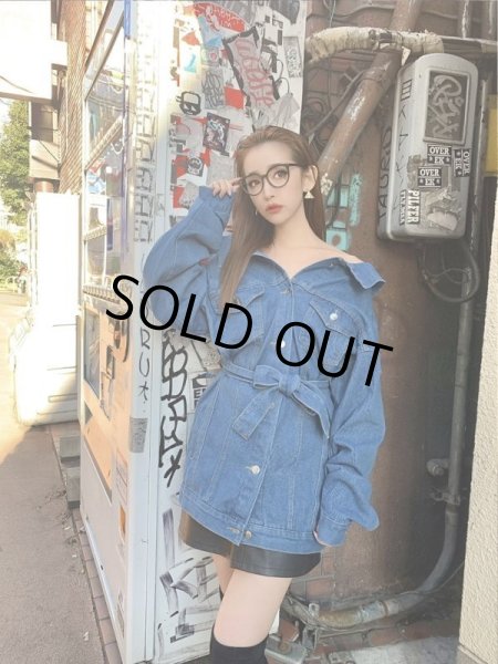 画像2: デニム２WAYワンピ (2)