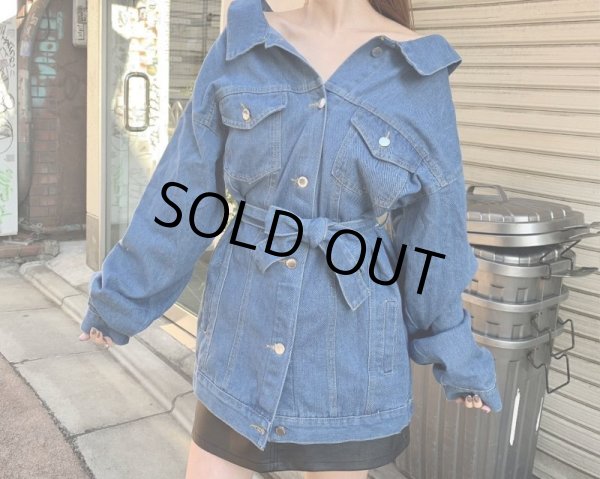 画像5: デニム２WAYワンピ (5)