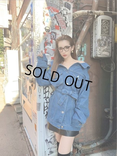 画像4: デニム２WAYワンピ (4)