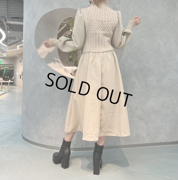 画像7: ニットコンビワンピ (7)