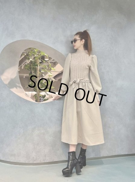 画像5: ニットコンビワンピ (5)