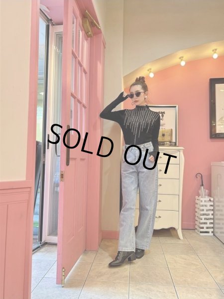 画像9: ハイウエストデニムパンツ (9)