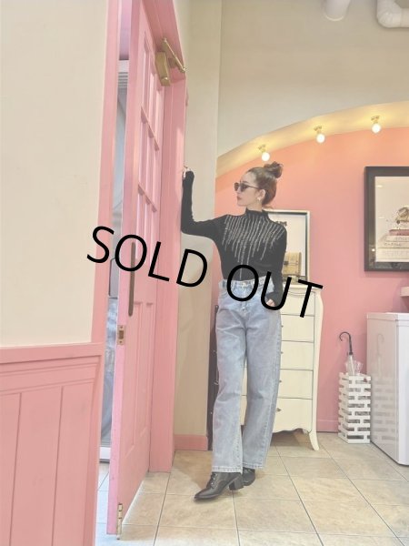 画像3: ハイウエストデニムパンツ (3)