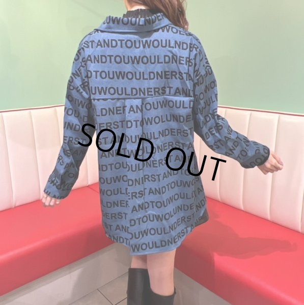 画像6: オーバーサイズシャツワンピ (6)