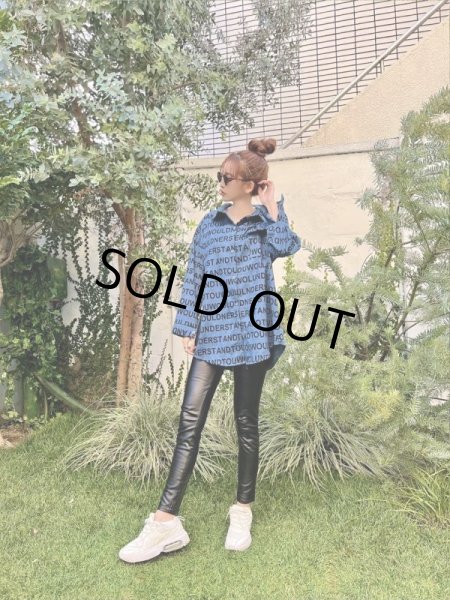 画像4: オーバーサイズシャツワンピ (4)