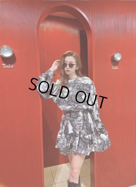 画像3: モノトーンロングスリーブワンピ (3)