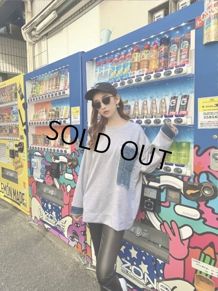 画像4: デニムプルオーバースェット (4)