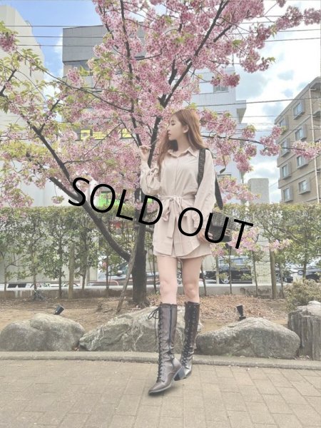 画像5: シャツワンピースセットアップ (5)