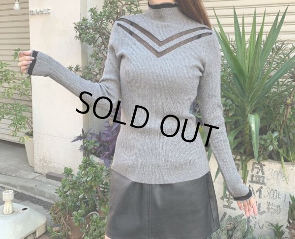 画像4: ラインデザインカットソー (4)