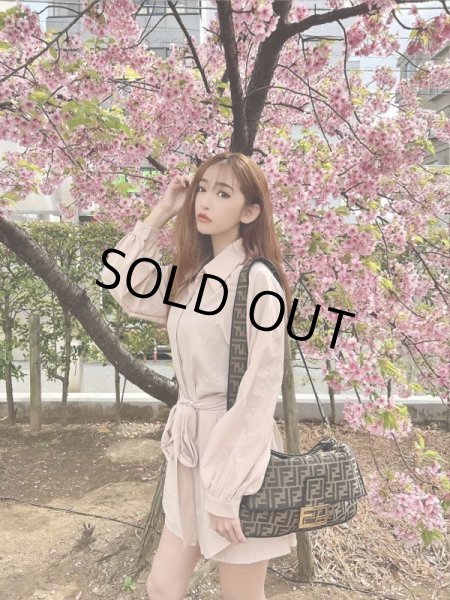 画像2: シャツワンピースセットアップ (2)