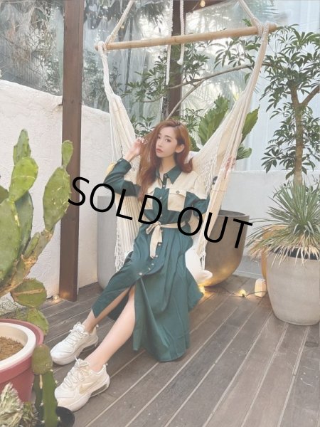 画像2: ワークシャツワンピース (2)