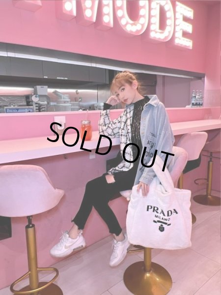 画像5: ツイードデニムシャツジャケット (5)