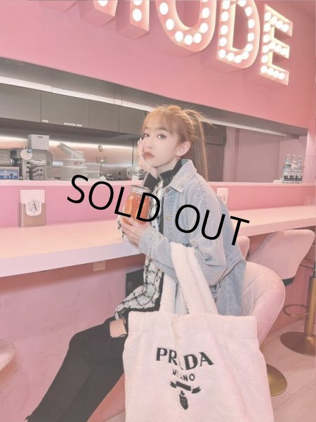 画像8: ツイードデニムシャツジャケット (8)