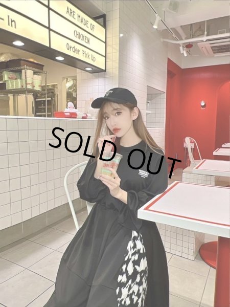 画像13: アニマル柄レイヤードワンピース (13)