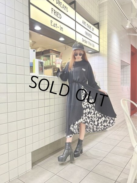 画像4: アニマル柄レイヤードワンピース (4)