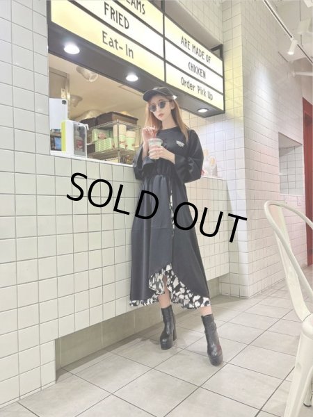 画像8: アニマル柄レイヤードワンピース (8)