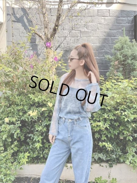 画像3: 大理石柄シアーカットソー (3)