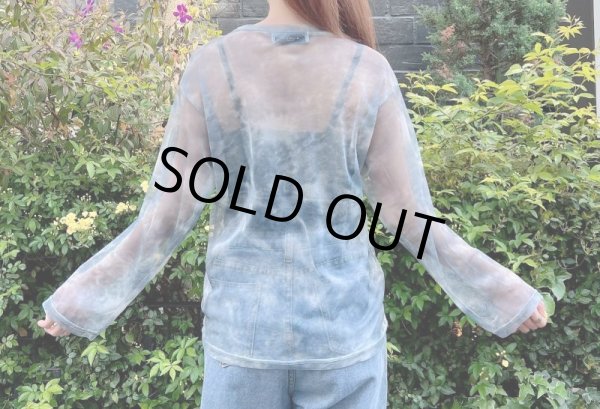 画像6: 大理石柄シアーカットソー (6)