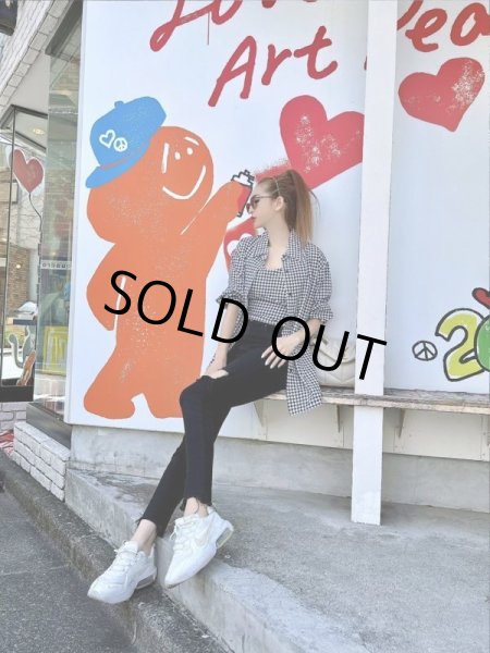 画像11: 千鳥柄キャミセットシャツ (11)