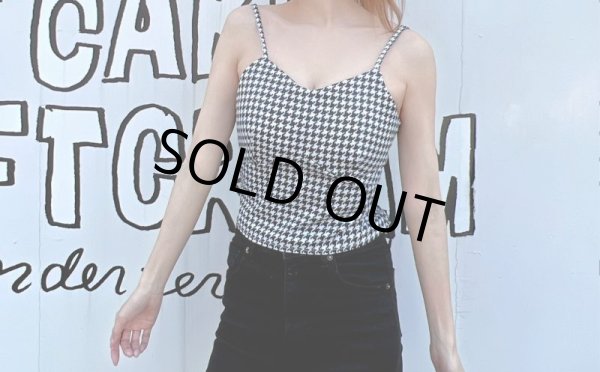 画像8: 千鳥柄キャミセットシャツ (8)