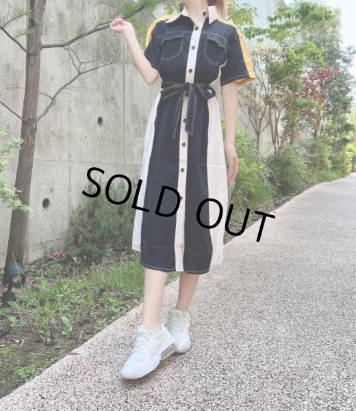 画像10: ワークシャツワンピース (10)