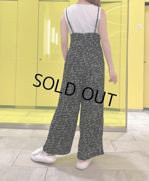 画像7: プリントロゴジャンプスーツ (7)