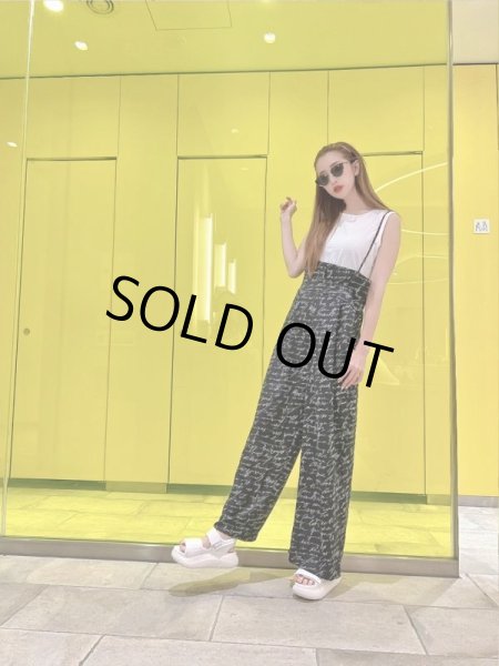 画像3: プリントロゴジャンプスーツ (3)