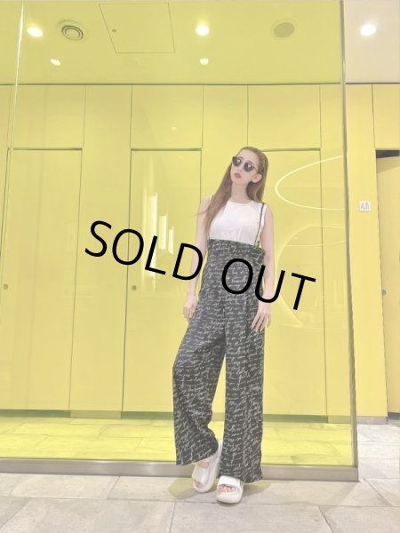 画像2: プリントロゴジャンプスーツ (2)