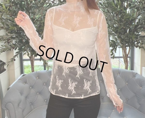 画像5: レースシアーカットソー (5)