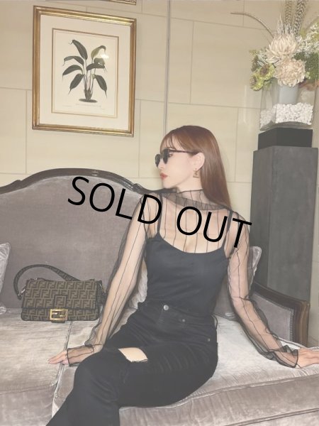 画像2: ストライプシアーカットソー (2)