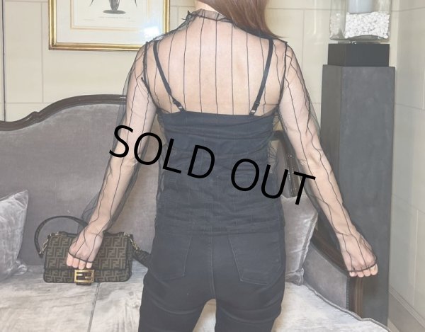 画像6: ストライプシアーカットソー (6)