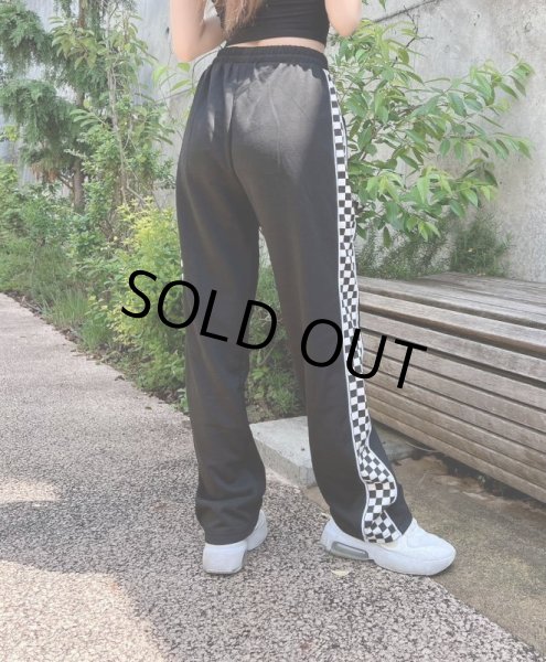 画像6: ブロックチェック柄ラインパンツ (6)