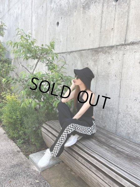 画像7: ブロックチェック柄ラインパンツ (7)