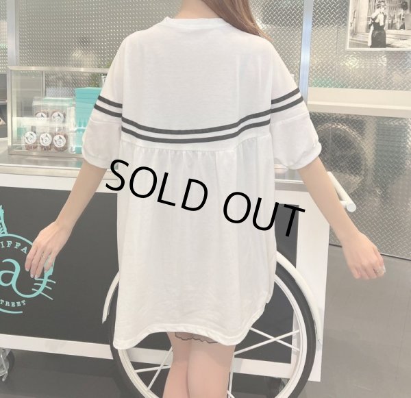 画像7: ウエストラインTシャツワンピ (7)