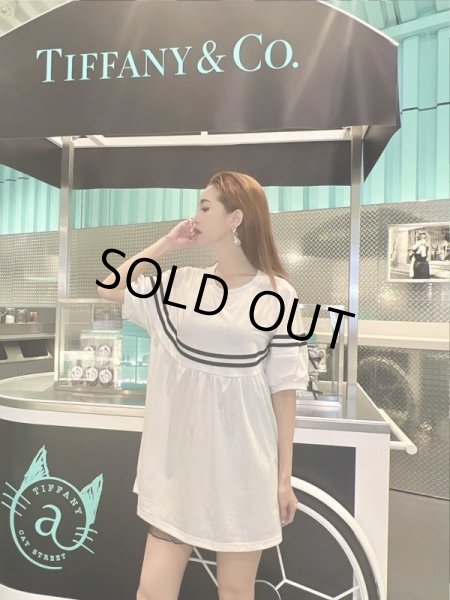 画像8: ウエストラインTシャツワンピ (8)