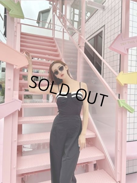 画像2: ラインデザインロンパース (2)