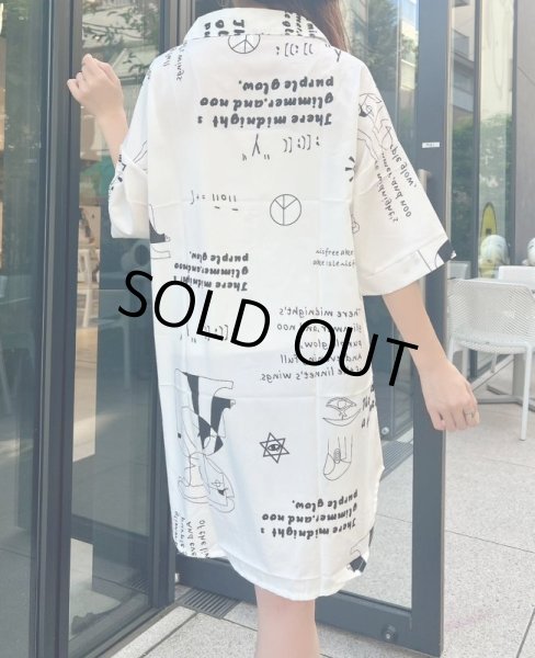 画像6: オーバーサイズシャツワンピ (6)