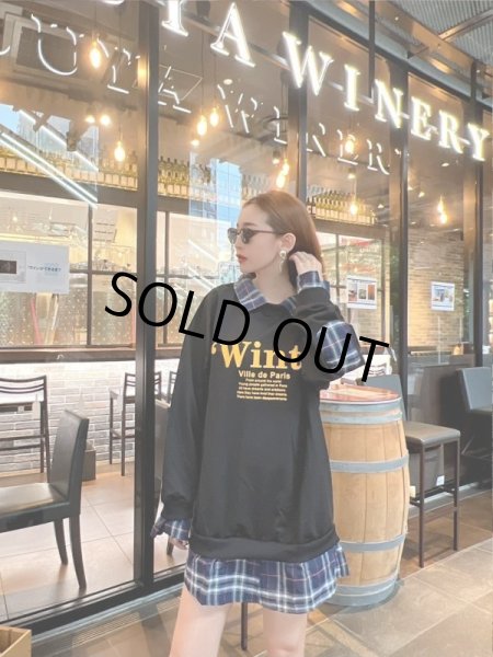 画像9: チェック柄シャツトレーナー (9)