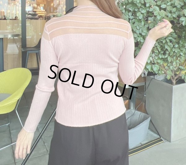 画像6: シースルーデザインカットソー (6)