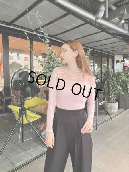 画像4: シースルーデザインカットソー (4)